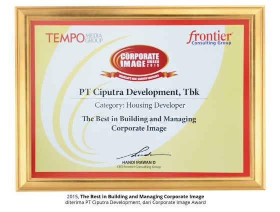 Corporate Image Award 2015